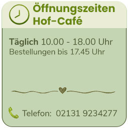 &Ouml;ffnungszeiten Hof-Cafe